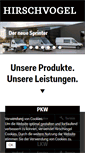 Mobile Screenshot of hirschvogel.eu